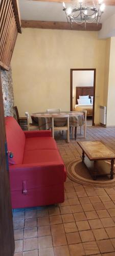 Zona d'estar a Gîte de L'estiu