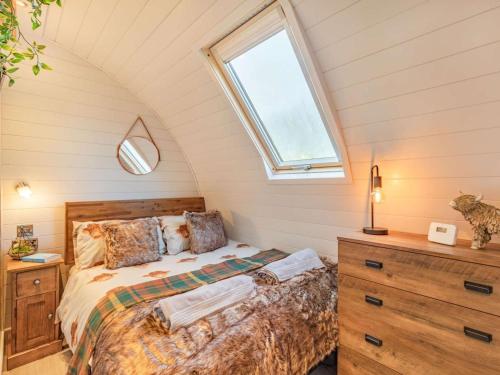 a bedroom with a bed and a window at 1 Bed in Consett oc-87934 in Shotley Bridge