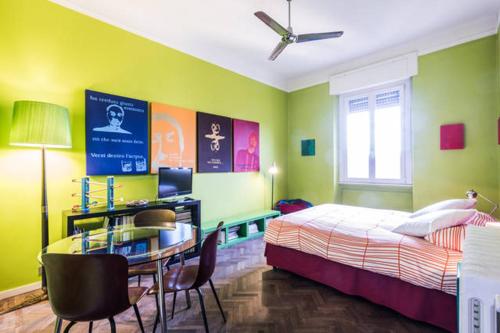 A bed or beds in a room at Abchouse Sant'Agostino