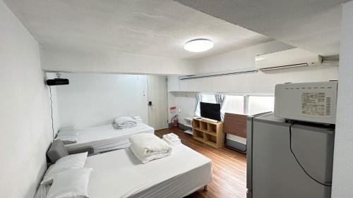 Skytree車站徒步5分 Tokyo東京夜景 機場直達 帶廚房 洗衣機 電梯 Amin Hotel 1B