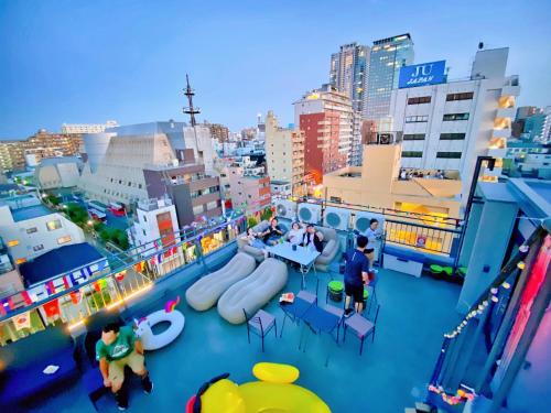 Skytree車站徒步5分 Tokyo東京夜景 機場直達 帶廚房 洗衣機 電梯 Amin Hotel 1B