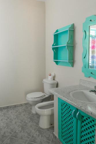Ein Badezimmer in der Unterkunft Hotel Playa Colibri