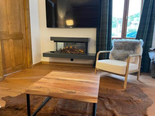 Posezení v ubytování Chalet OurSouris