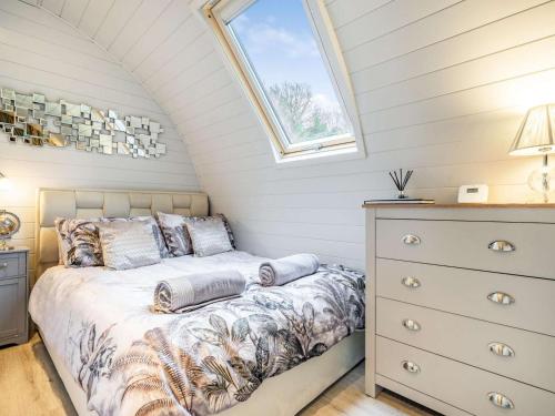 a bedroom with a bed and a window at 1 Bed in Consett oc-87933 in Shotley Bridge