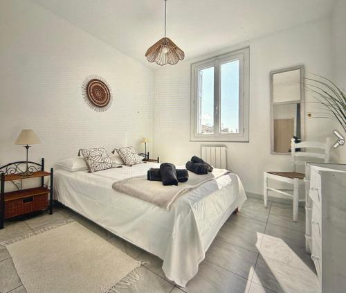 Centre Carcassonne apartment with private sunny terrace