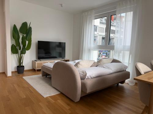 Modern apartment including rooftop terrace