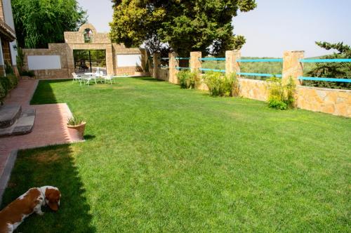 Jardín al aire libre en Alojamiento San Juan Bautista