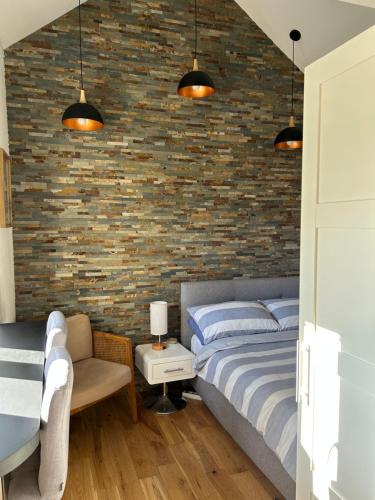 Svetainės erdvė apgyvendinimo įstaigoje Petit Luxe