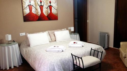 A bed or beds in a room at Castor y Polux