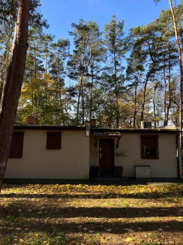Domek na Morenowym Wzgórzu, nad jeziorem