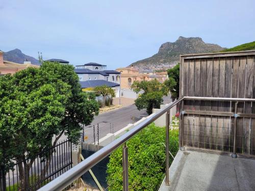 a view of a balcony of a house at Leehaven in Hout Bay