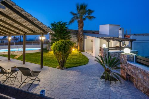 Fontana Luxury Villa Salakos With Pool Near Beach