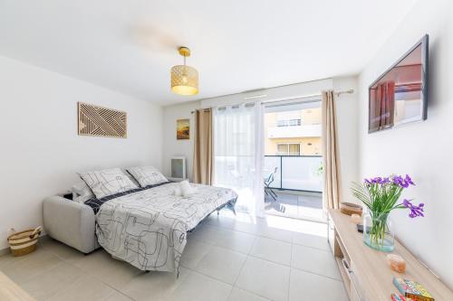 Lumineux T2 Avec balcon, Netflix à Nice