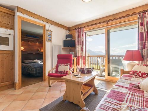 Chalet 3 pièces avec balcon, parking inclus, 6 pers.