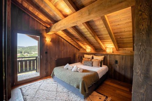 Perle Noire chalet dexception avec jacuzzi et sauna