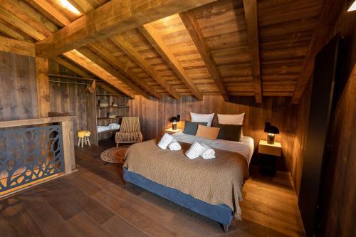Perle Noire chalet dexception avec jacuzzi et sauna
