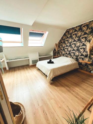 Postel nebo postele na pokoji v ubytování Triplex Port de Bénodet