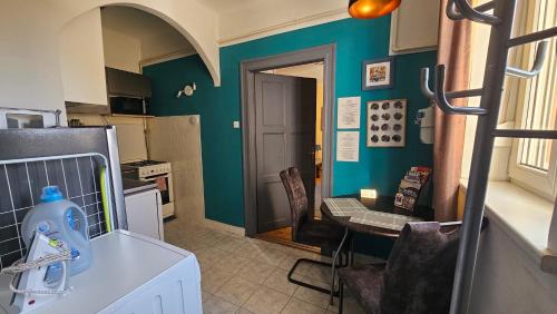Køkken eller tekøkken på Great Buda Apartman