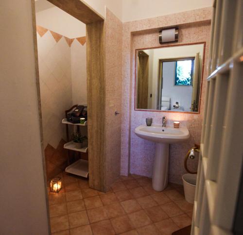 Koupelna v ubytování Casa vacanze Letto & Latte