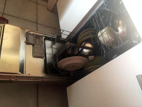 A kitchen or kitchenette at La Musica del Mare