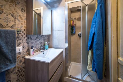 Kylpyhuone majoituspaikassa Casetta del Mar