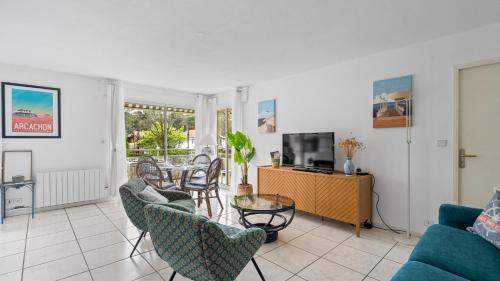 Spacieux 3 pièces avec terrasse, plage à 3 min, linge et ménage inclus