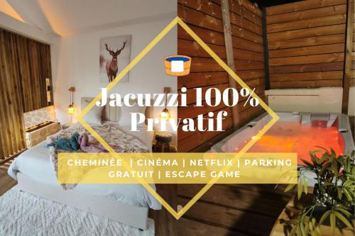 Le Chalet Champenois - Jacuzzi - Terrasse - Calme - Ciné Netflix