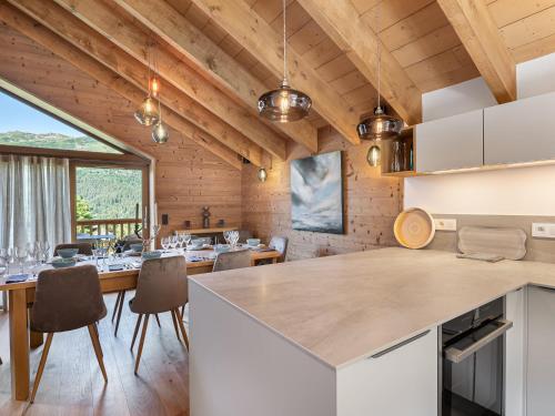 Chalet moderne à Méribel avec spa et animaux acceptés