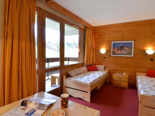 Studio divisible lumineux ski aux pieds avec balcon pour 4 pers.