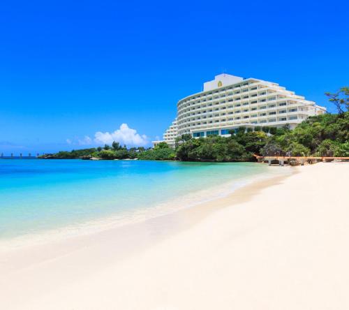 a view of the resort from the beach at ANA InterContinental Manza Beach Resort by IHG in Onna