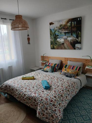 Postel nebo postele na pokoji v ubytování Villa Joret
