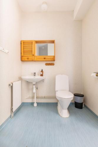 a bathroom with a toilet and a sink at Functional and Spacious Apartment in Kopparberg in Kopparberg
