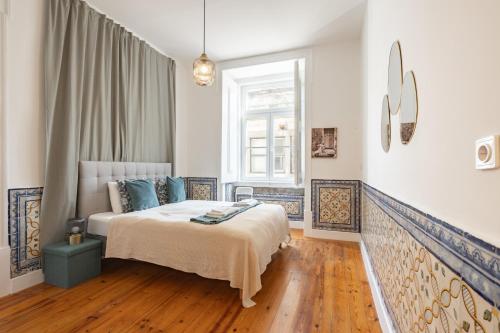 Heart of Lisbon Stylish Apt Sleeps 8 wAC 2 Bath