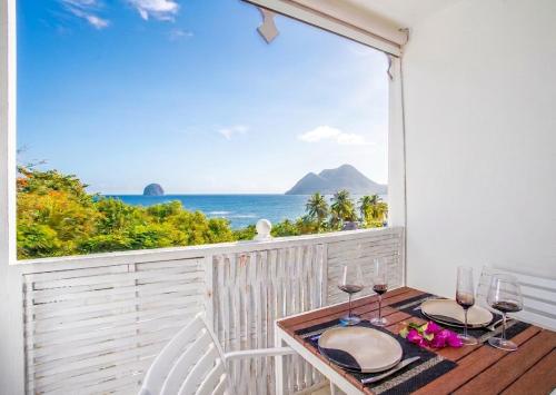 Ma Place au Soleil- Votre loge face au Rocher du Diamant