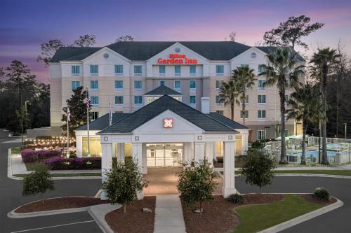 a rendering of a hotel with a gazebo at Hilton Garden Inn Tallahassee Central in Tallahassee