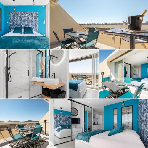 Bellagio - Terrasse privée - Parking - Héliopolis - Village Naturiste