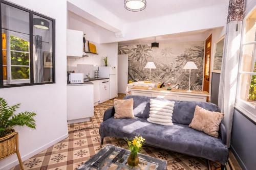 Rêve d'Azur - Maison Julia 2 chambres - plage de la Nartelle - Arrivée 17h - 20h maximum - séjour au calme - Caution 100E