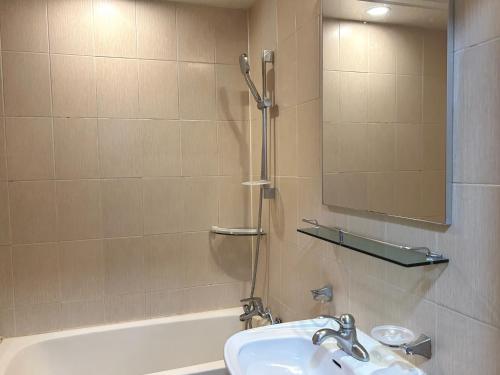 Et badeværelse på Hostel Espace