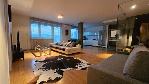 Modern Top Floor Loft, Private Terrace, Near Center & Free Parking