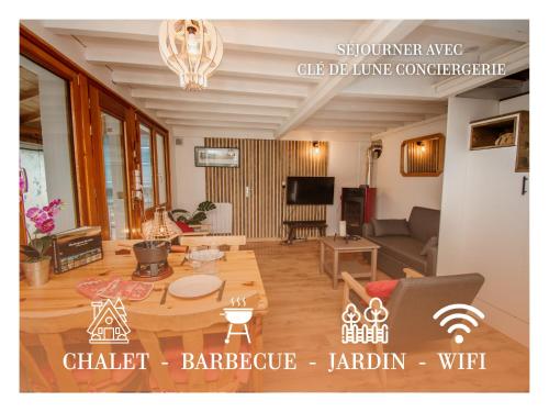 Chalet type pagotin rénové au coeur