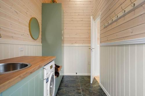 a kitchen with a sink and a counter top at JB408-Brovst-Urbakken-2 in Brovst