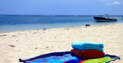 2BR Beach Apartment 3min Walk to Flic en Flac Beach with Pool Balcony AC
