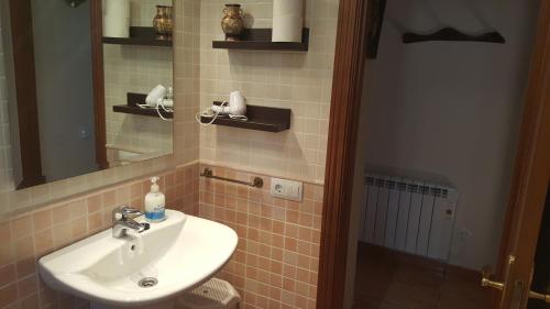Koupelna v ubytování Casa Sampietro