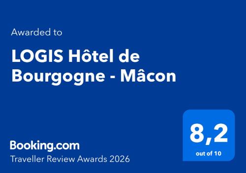 a screenshot of the logitech hotel de brouge mason at LOGIS Hôtel de Bourgogne - Mâcon in Mâcon