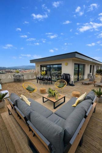 Appartement 6 pers - Centre ville Porto-Vecchio - vue dégagée