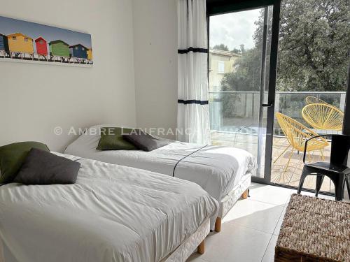 Appartement 6 pers - Centre ville Porto-Vecchio - vue dégagée