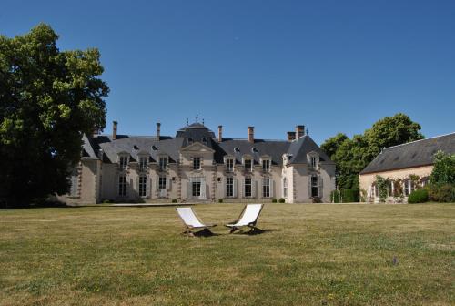 Κήπος έξω από το Chateau La Touanne Loire valley