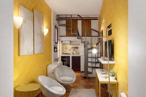Modern King Size suite in front of the Pantheon