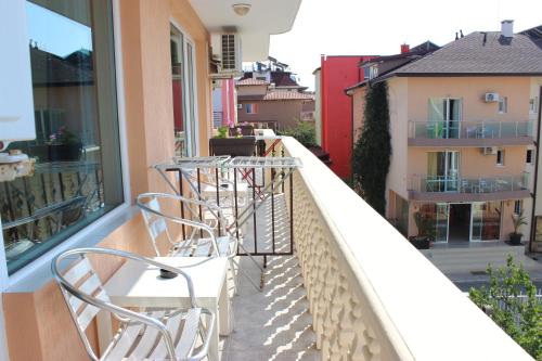 A balcony or terrace at Villa Amadeus