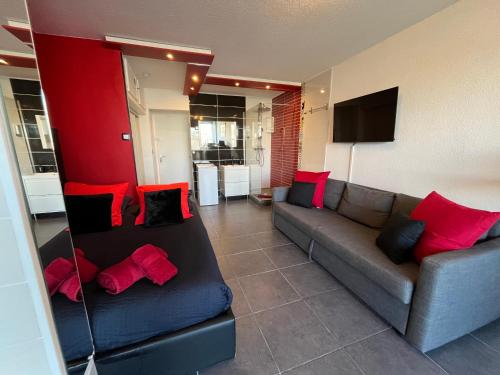 Héliopolis C41 - Studio, place de parking privée, terrasse vue mer - 2 à 4 personnes au pied de la plage photo 5